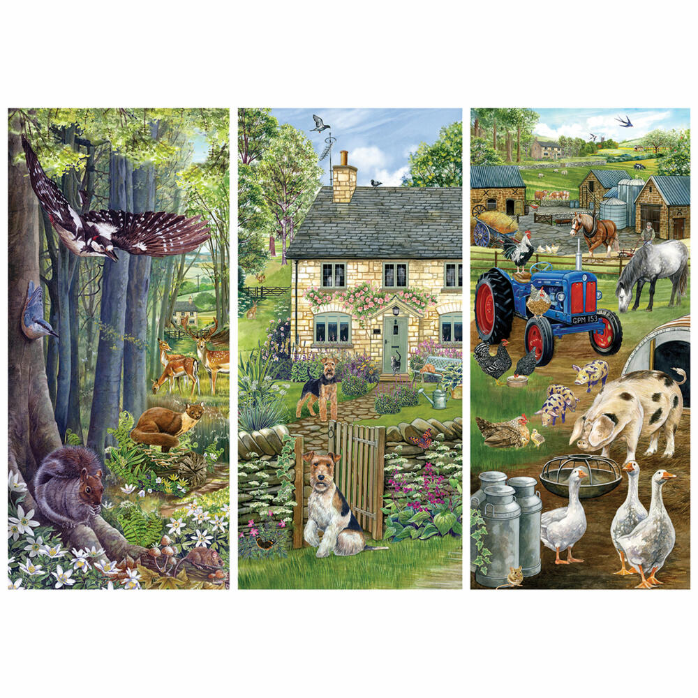 Jumbo Spiele Woodland Farm, Puzzle, Erwachsenenpuzzle, 1000 Teile, 1110500242