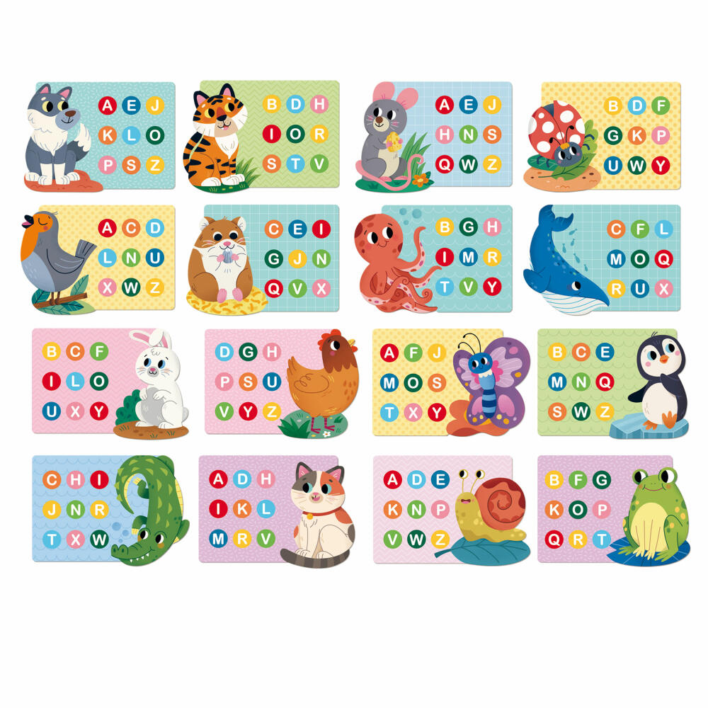 Jumbo Spiele GOULA Alphabet Bingo, Lernspiel, Spiel, Kinder, ab 3 Jahren, 1110100496