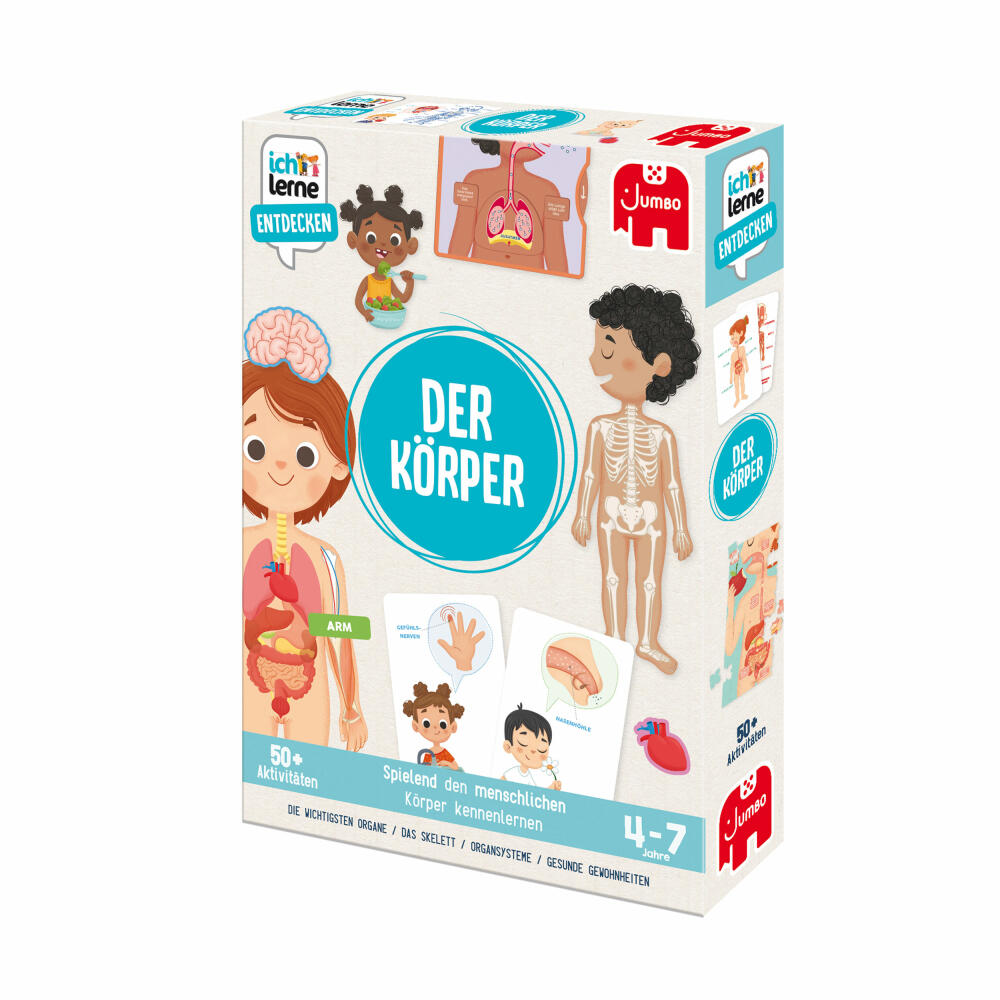 Jumbo Spiele Ich lerne Entdecken - Der Körper, Lernspiel, Kinderspiel, Kinder Spiel, ab 4 Jahren, 1110100049