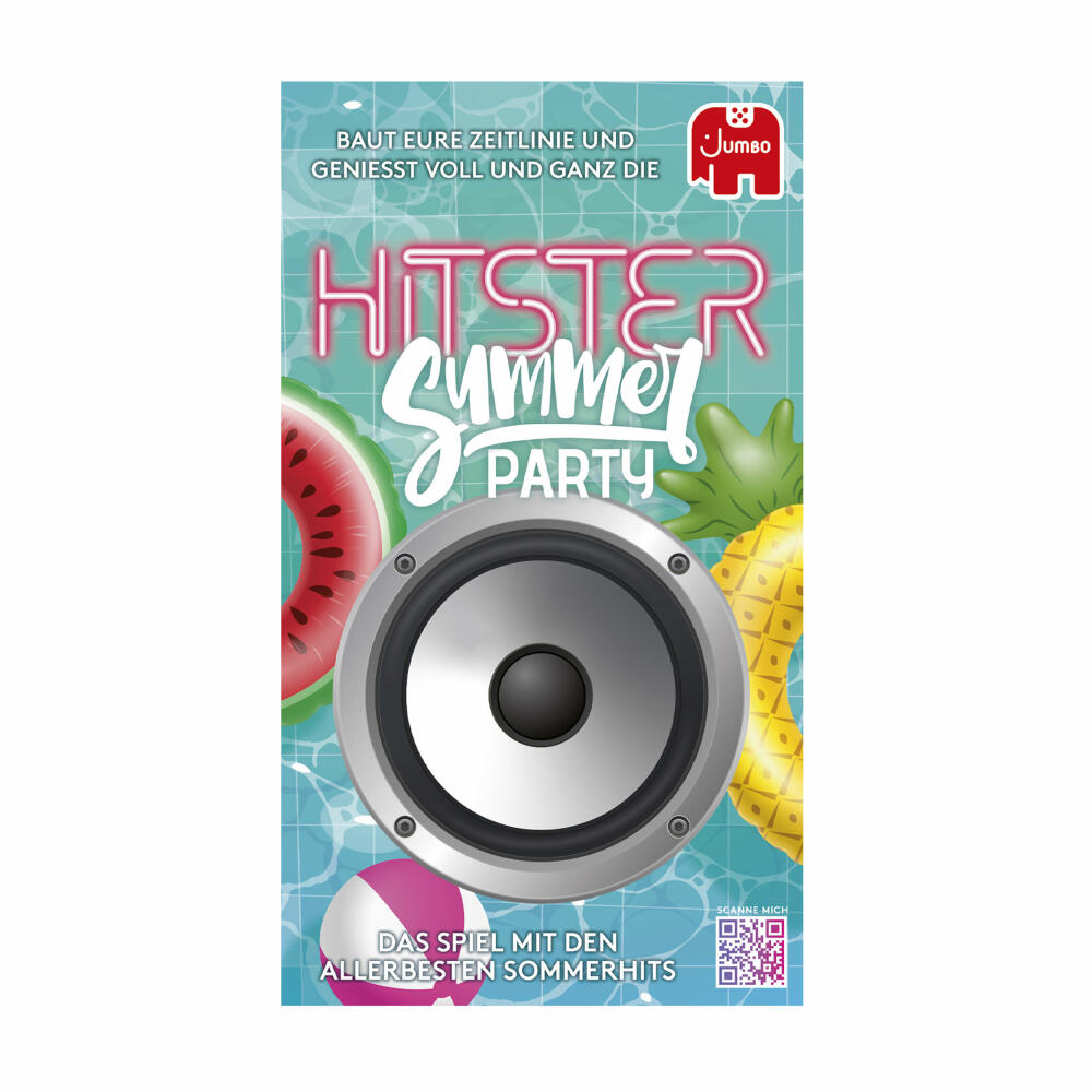 Jumbo Spiele Hitster - Summer Party, Musik Partyspiel, Ratespiel, ab 16 Jahren, 1110100357