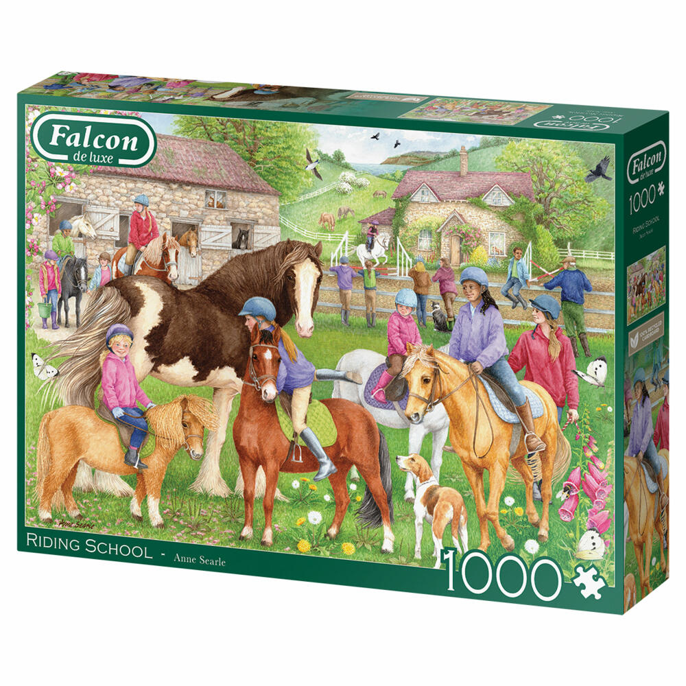 Jumbo Spiele Riding School, Puzzle, Erwachsenenpuzzle, 1000 Teile, 1110500236