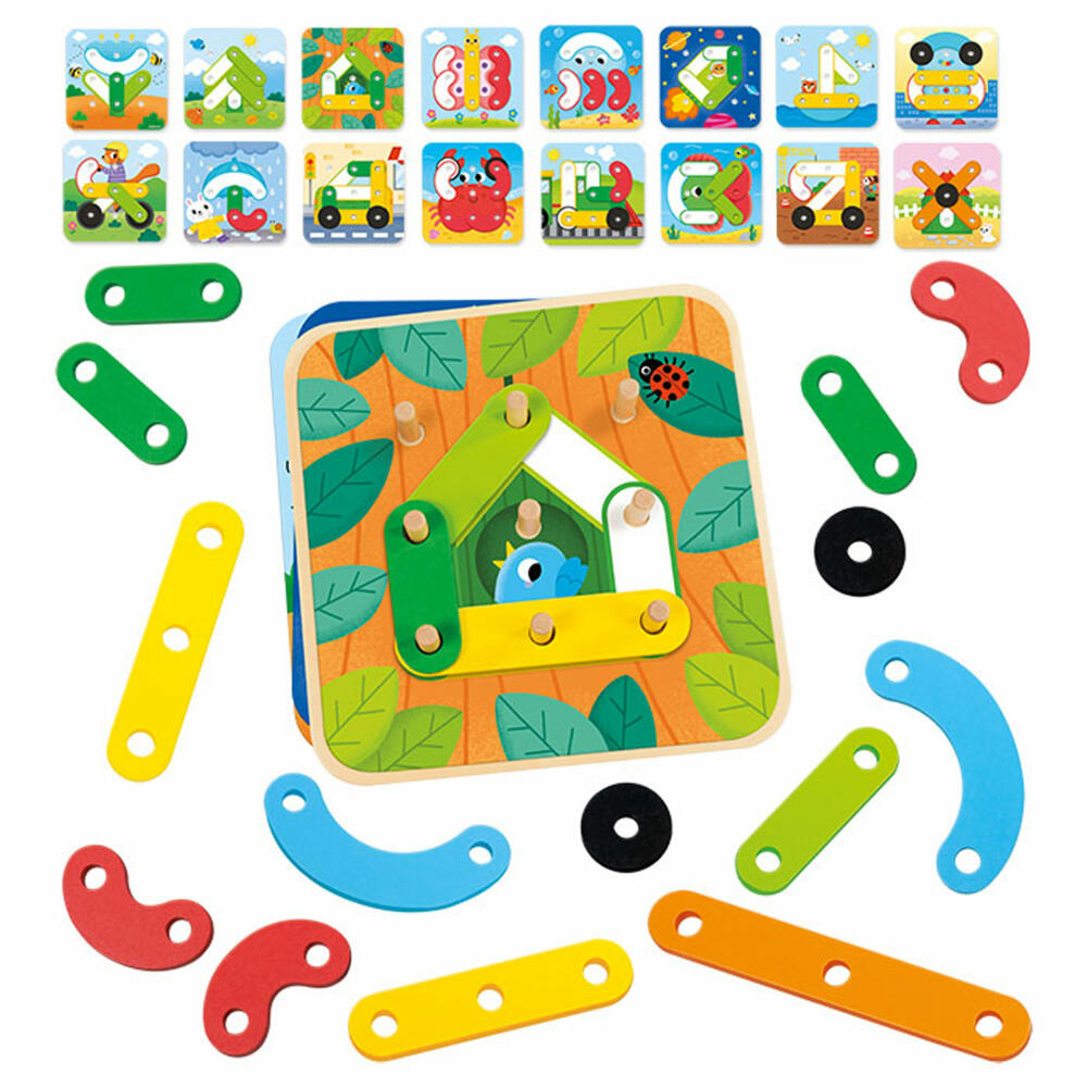 Jumbo Games GOULA Color Shapes, Wooden Toys, Motor Skills Toys, Educational Games, Children's Toys, 53474