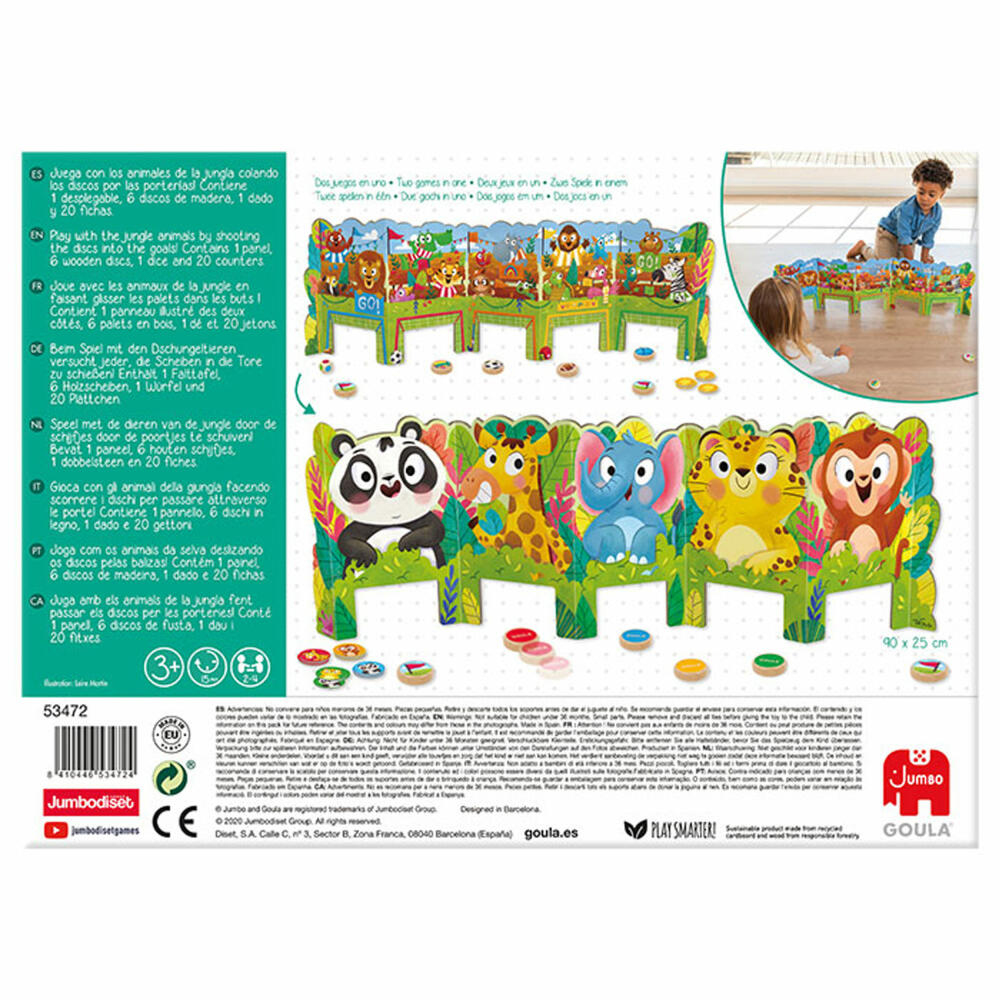 Jumbo Games GOULA Jungle Race, Children's Game, Skill Game, Family Game, Children's Game, 53472