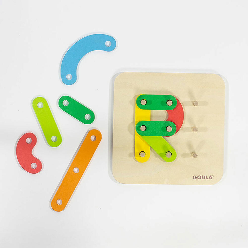 Jumbo Games GOULA Color Shapes, Wooden Toys, Motor Skills Toys, Educational Games, Children's Toys, 53474