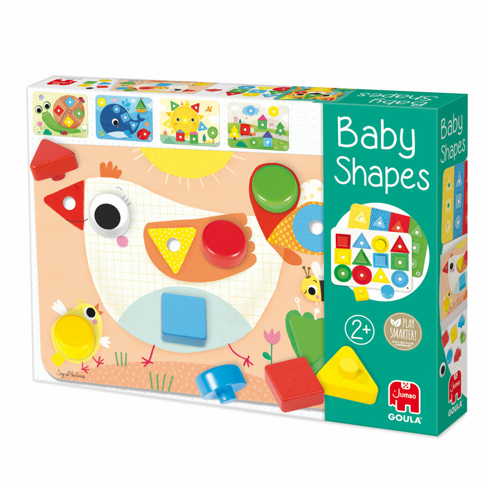 Jumbo Spiele GOULA Baby Formen, Kinderspiel, Farblernspiel, Kinder Spiel, ab 2 Jahren, 59456