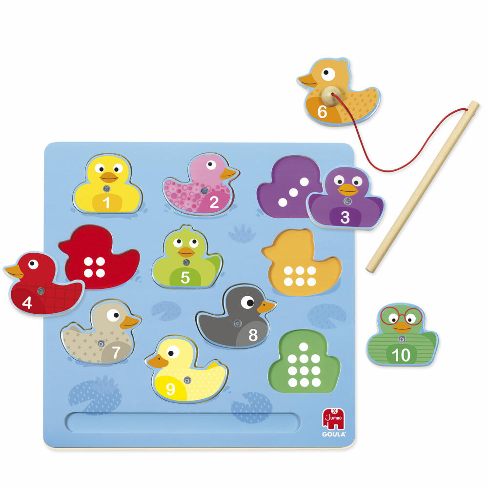 Jumbo Spiele GOULA Magnetisches Entenpuzzle, Puzzle, Magnetpuzzle, Kinder, ab 2 Jahren, 59453