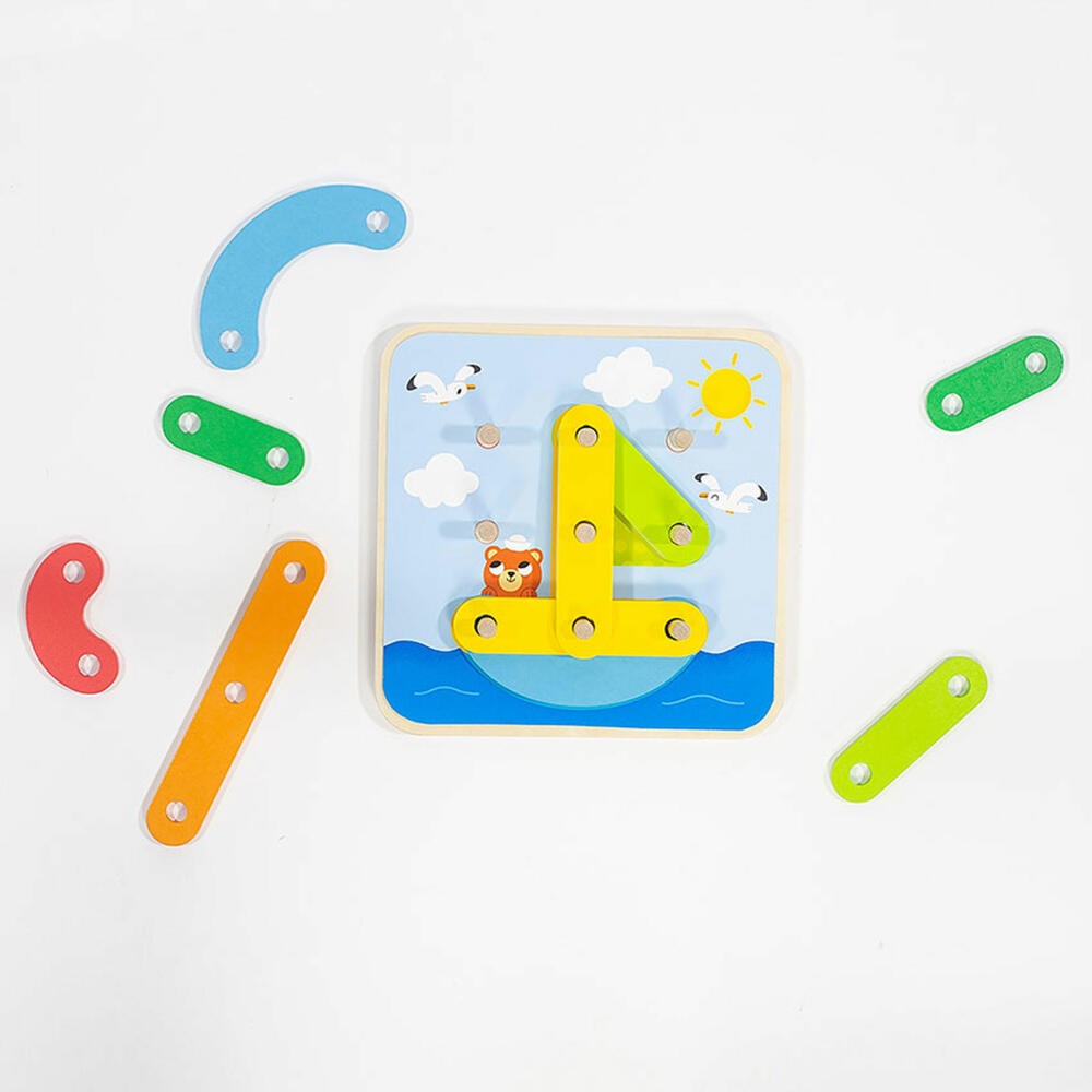 Jumbo Games GOULA Color Shapes, Wooden Toys, Motor Skills Toys, Educational Games, Children's Toys, 53474
