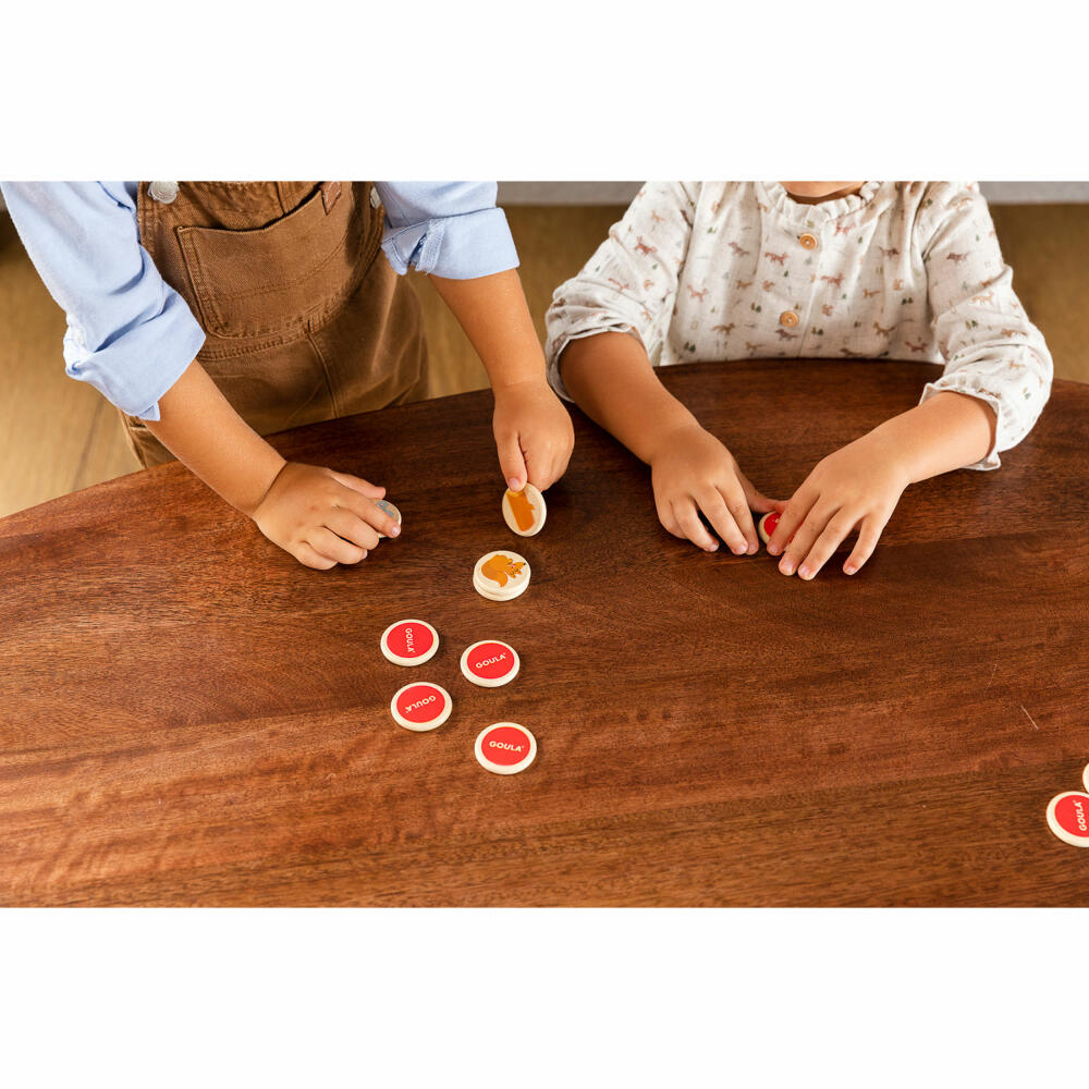 Jumbo Spiele GOULA 3 kleine Schweinchen Memo & Lotto, Memospiel, Kinderspiel, ab 2 Jahren, 59455