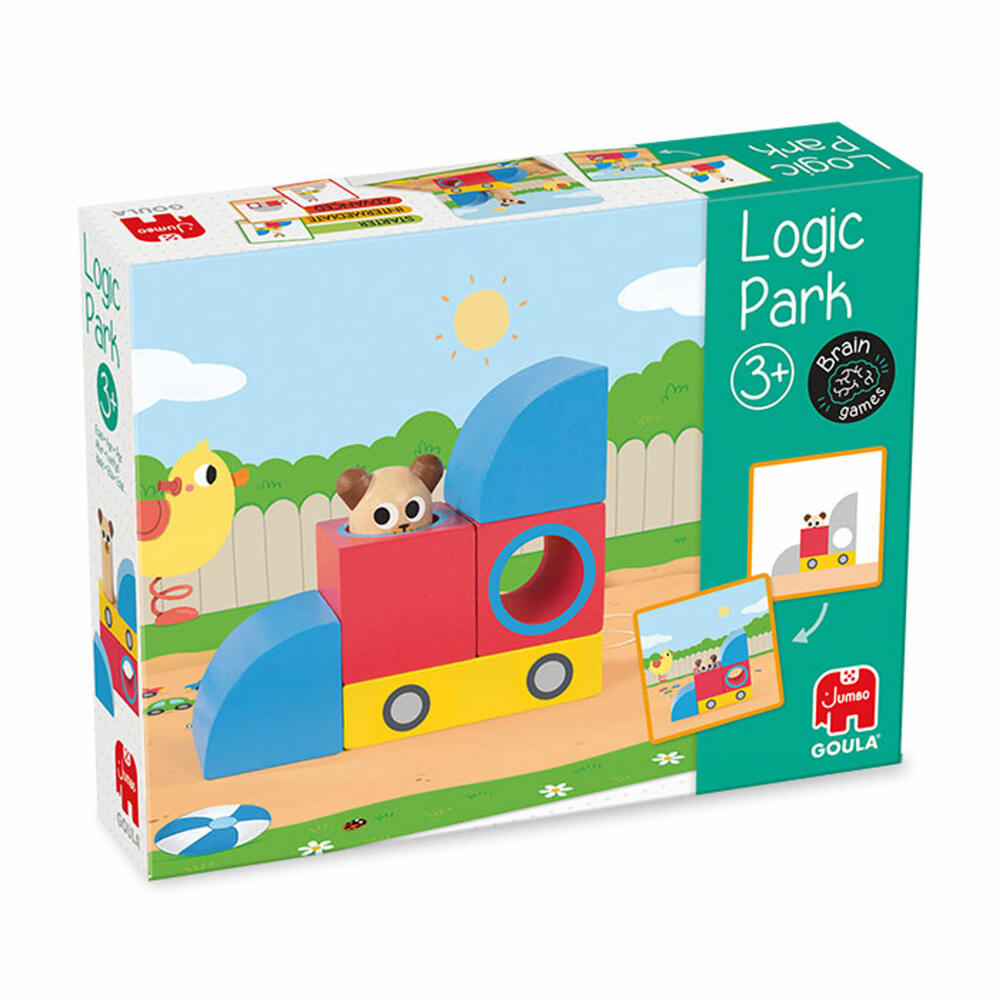 Jumbo Spiele GOULA Logischer Park, Kinderspiel, Lernspiel, Logikspiel, Denkspiel, Kinder Spiel, ab 3 Jahre, 53473