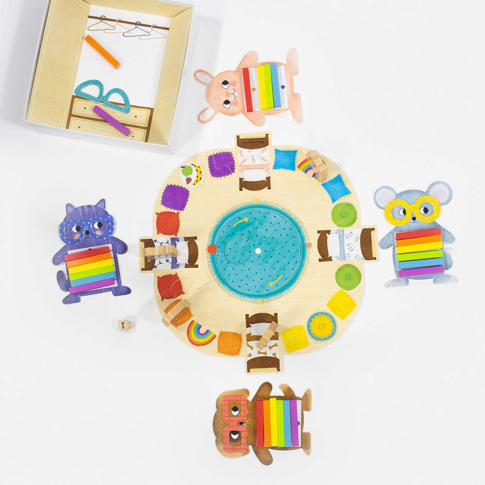Jumbo Spiele GOULA Ankleide Spiel, Kinderspiel, Ankleidespiel, Kooperatives Spiel, ab 3 Jahre, 53471