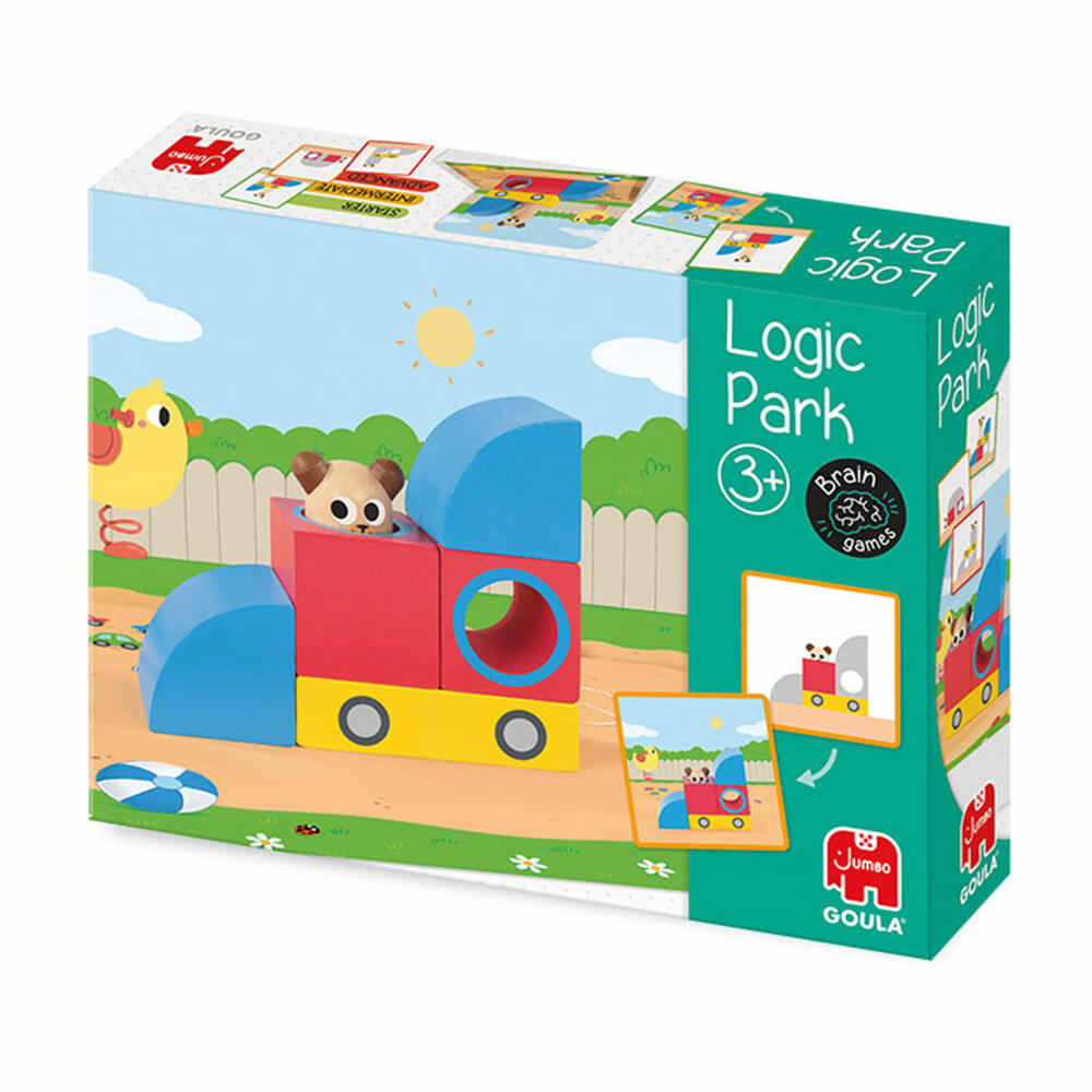 Jumbo Spiele GOULA Logischer Park, Kinderspiel, Lernspiel, Logikspiel, Denkspiel, Kinder Spiel, ab 3 Jahre, 53473
