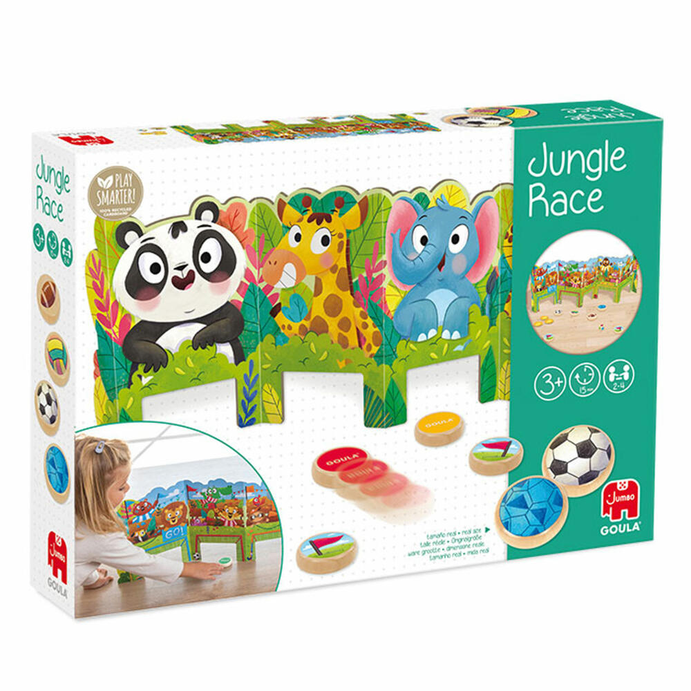 Jumbo Games GOULA Jungle Race, Children's Game, Skill Game, Family Game, Children's Game, 53472
