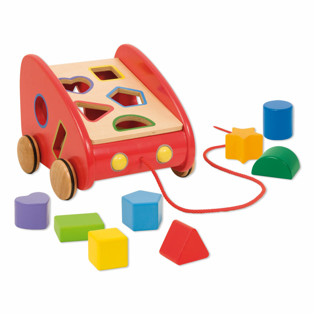 Jumbo Spiele GOULA Nachziehauto, Nachziehspielzeug, Steckspiel, Spielzeug, ab 12 Monaten, 55217