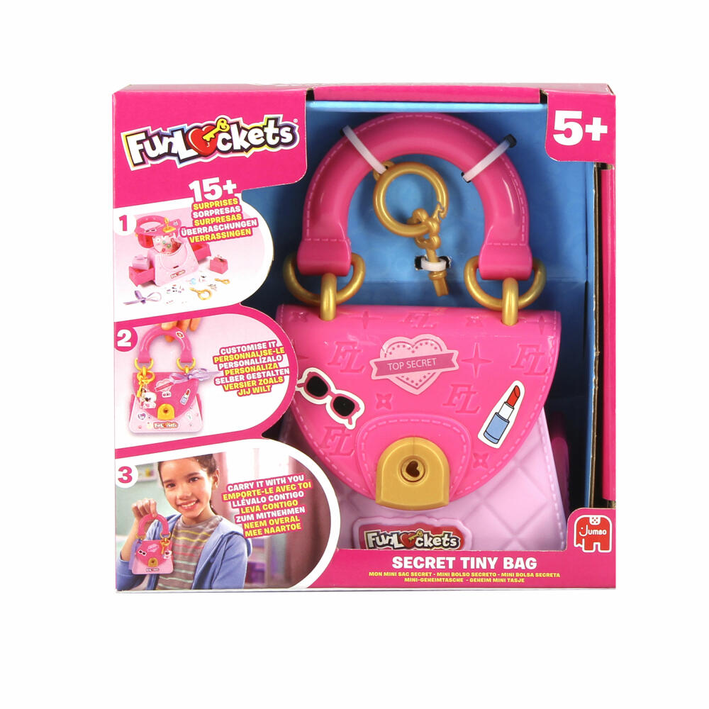 Jumbo Spiele Funlockets Mini-Geheimtasche, Spielzeug, Tasche, Kinder, ab 5 Jahre, S22240FR1