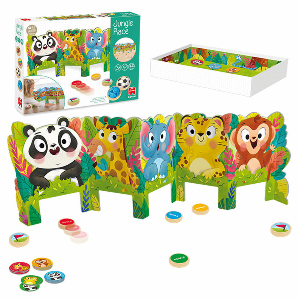 Jumbo Games GOULA Jungle Race, Children's Game, Skill Game, Family Game, Children's Game, 53472