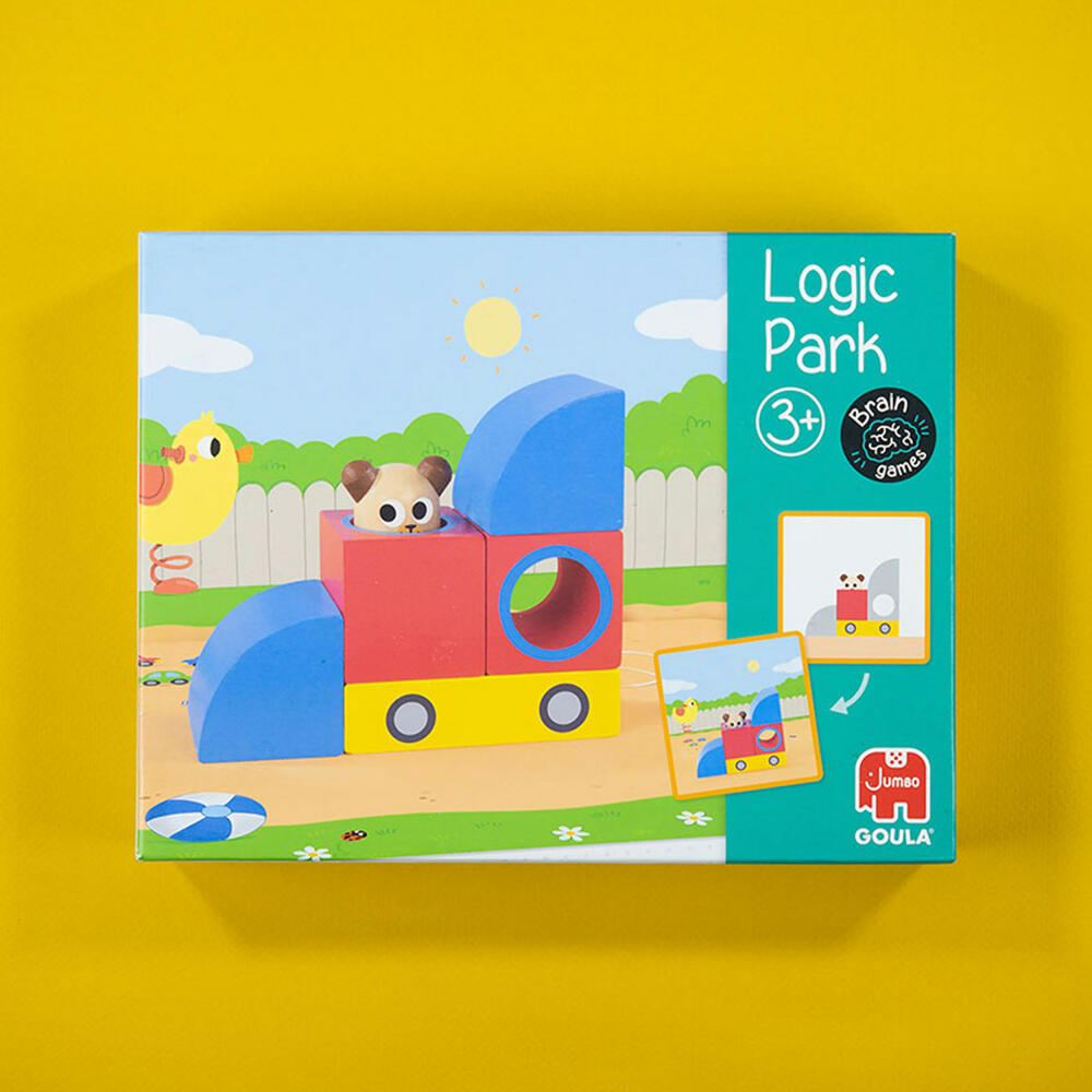 Jumbo Spiele GOULA Logischer Park, Kinderspiel, Lernspiel, Logikspiel, Denkspiel, Kinder Spiel, ab 3 Jahre, 53473