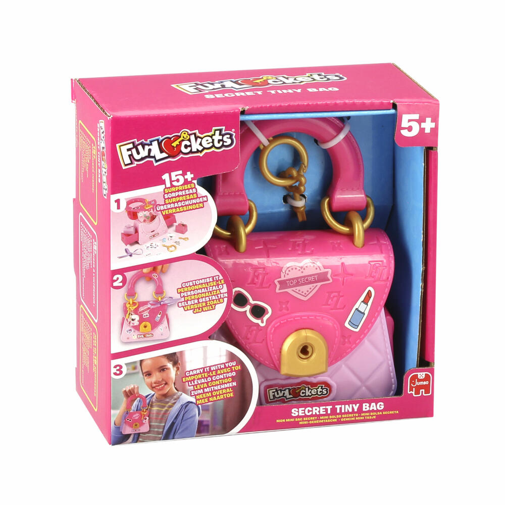 Jumbo Spiele Funlockets Mini-Geheimtasche, Spielzeug, Tasche, Kinder, ab 5 Jahre, S22240FR1