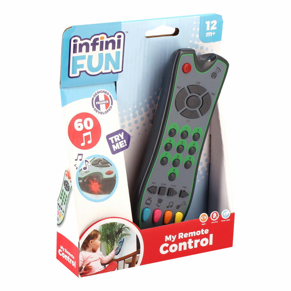 Jumbo Spiele InfiniFun Meine erste Fernbedienung, Spielzeug, Lernspielzeug, Kinder, ab 12 Monate, I0884GI1