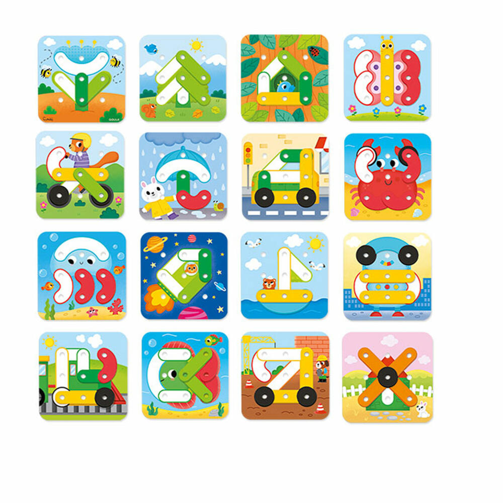 Jumbo Games GOULA Color Shapes, Wooden Toys, Motor Skills Toys, Educational Games, Children's Toys, 53474