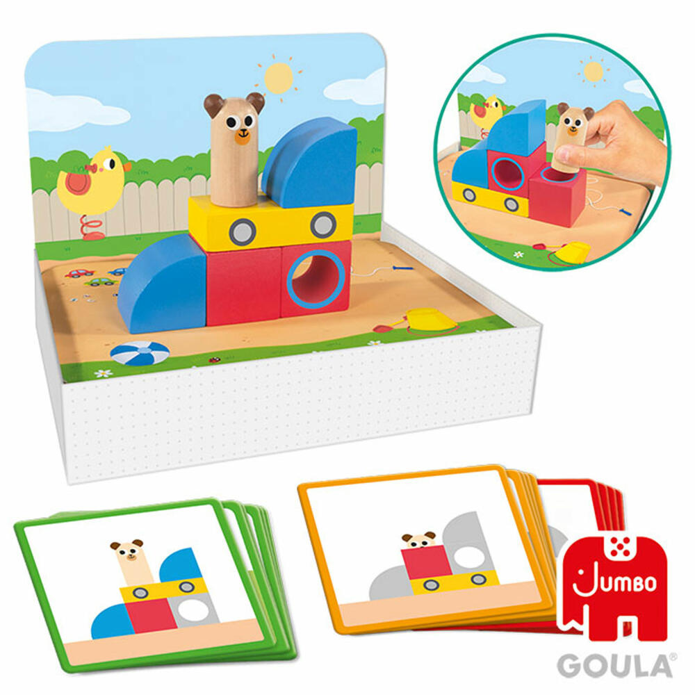 Jumbo Spiele GOULA Logischer Park, Kinderspiel, Lernspiel, Logikspiel, Denkspiel, Kinder Spiel, ab 3 Jahre, 53473