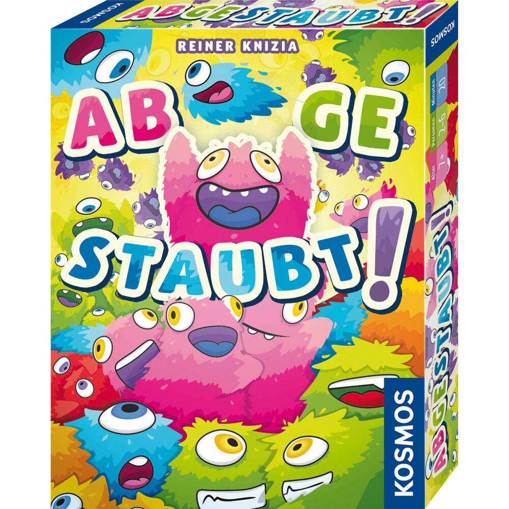 KOSMOS Abgestaubt!, Kartenspiel, Familienspiel, Gesellschaftsspiel, ab 7 Jahren, 741938