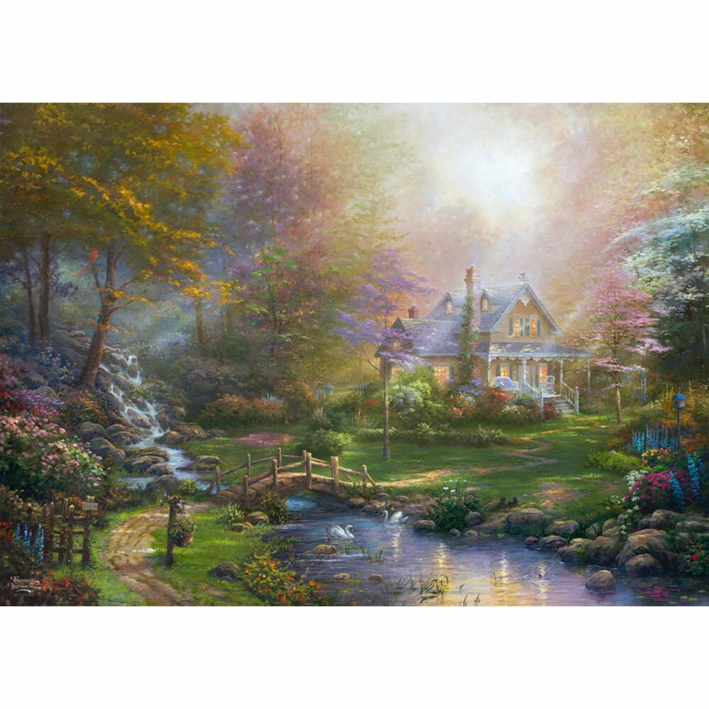 Schmidt Spiele A Mothers Perfect Day, Thomas Kinkade, Puzzle, Erwachsenenpuzzle, 1000 Teile, 59776
