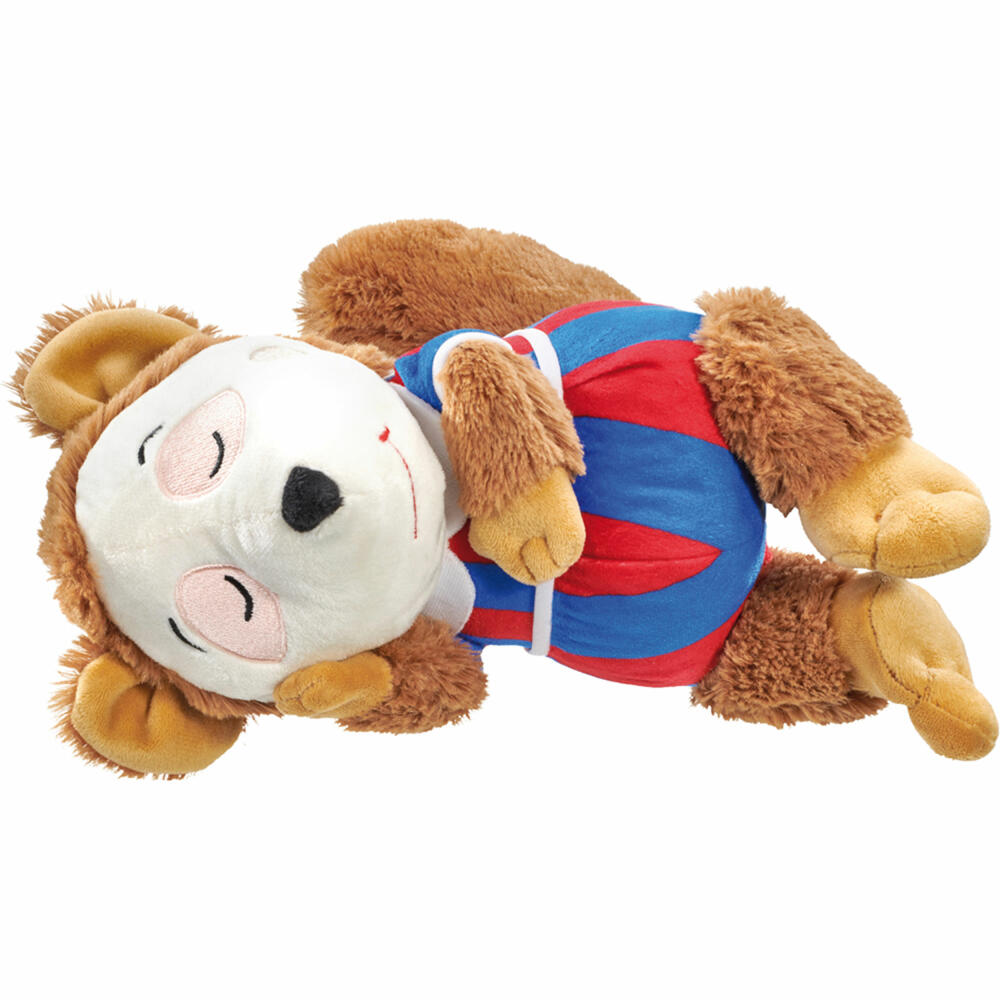 Schmidt Spiele Bobo Siebenschläfer schlafend, Plüschtier, Kuscheltier, Stofftier, Plüsch, 25 cm, 42256