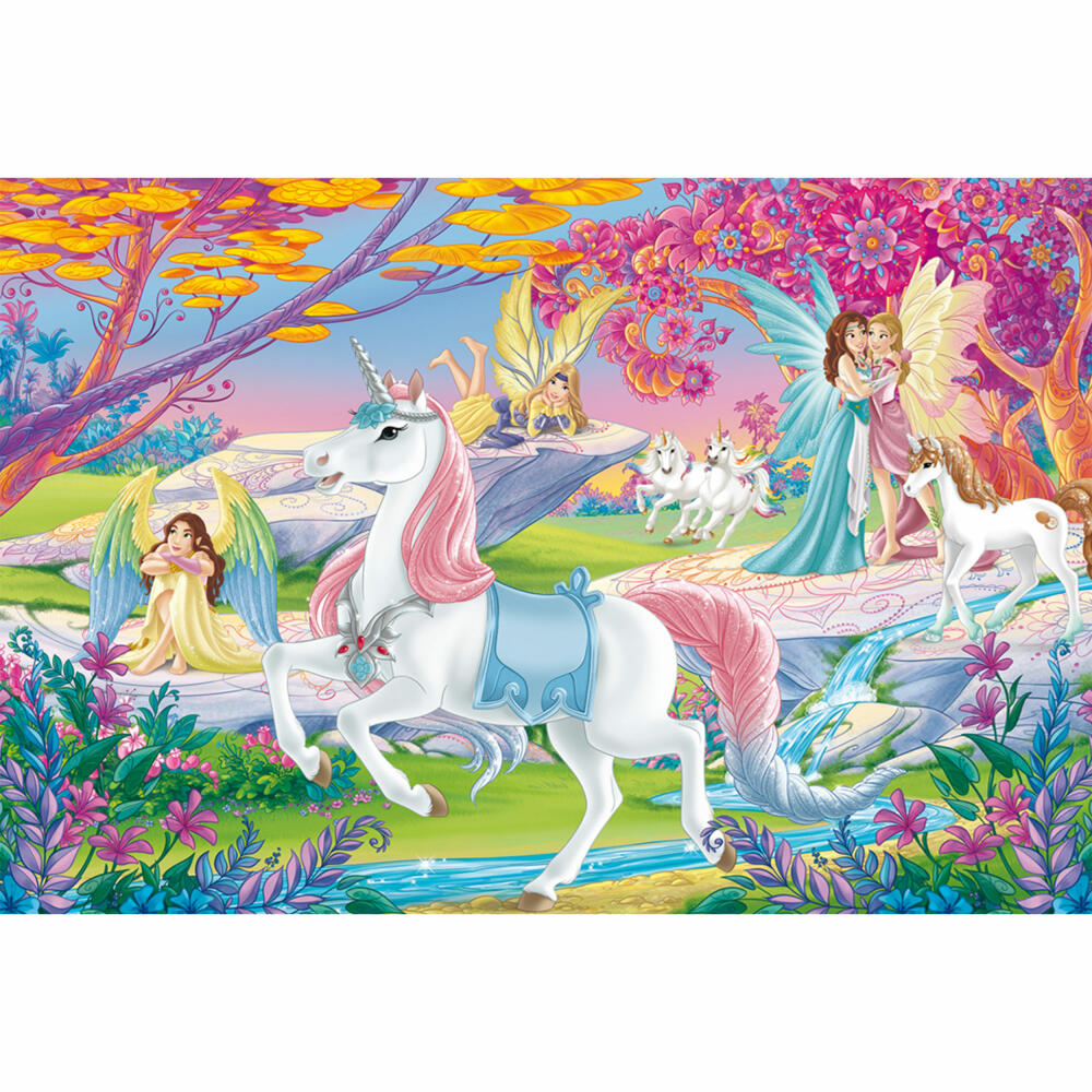 Schmidt Spiele Bayala Zauberhafte Elfen, Puzzle, Kinderpuzzle, 200 Teile, mit Add-on, ab 8 Jahren, 56564