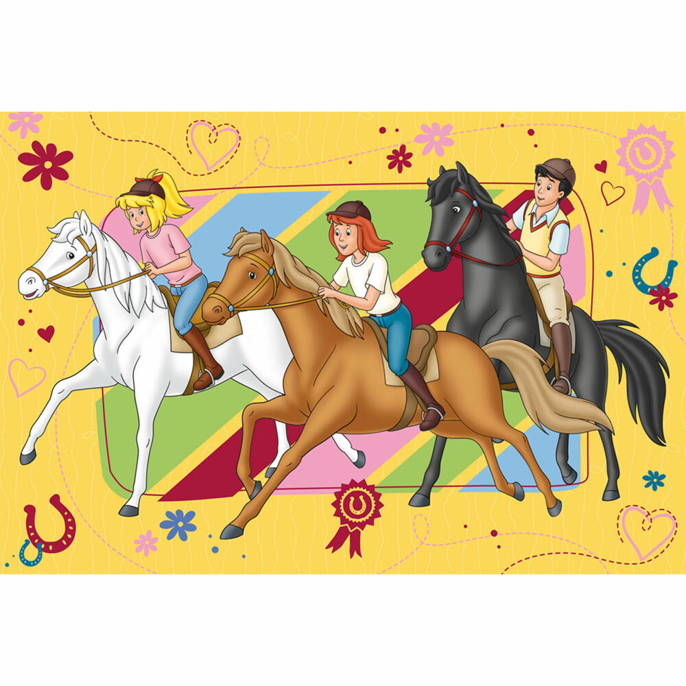 Schmidt Spiele Bibi & Tina Pferdeliebe, Puzzle, Kinderpuzzle, 200 Teile, ab 8 Jahren, 56544