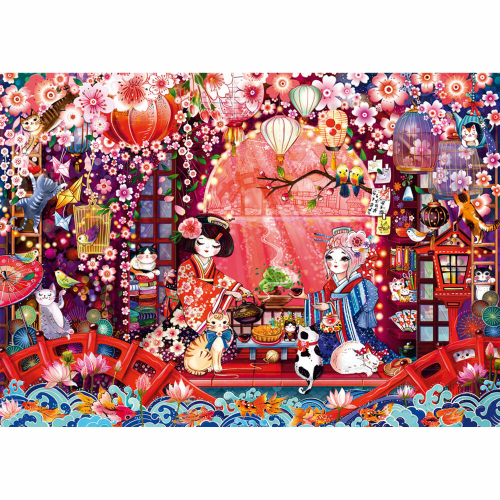 Schmidt Spiele Japanische Teezeremonie, Puzzle, Erwachsenenpuzzle, Standard, 500 Teile, 59712
