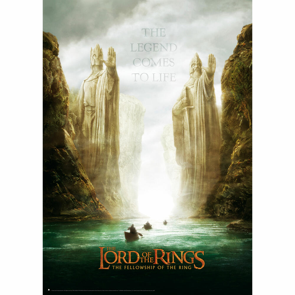 Schmidt Spiele Herr der Ringe The Fellowship of the Ring, Puzzle, Erwachsenenpuzzle, Premium, 1000 Teile, 58549
