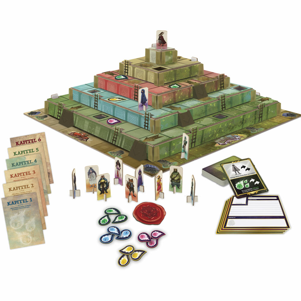 Schmidt Spiele Ziggurat, Familienspiel, Legacy-Spiel, Gesellschaftsspiel, ab 8 Jahren, 49457