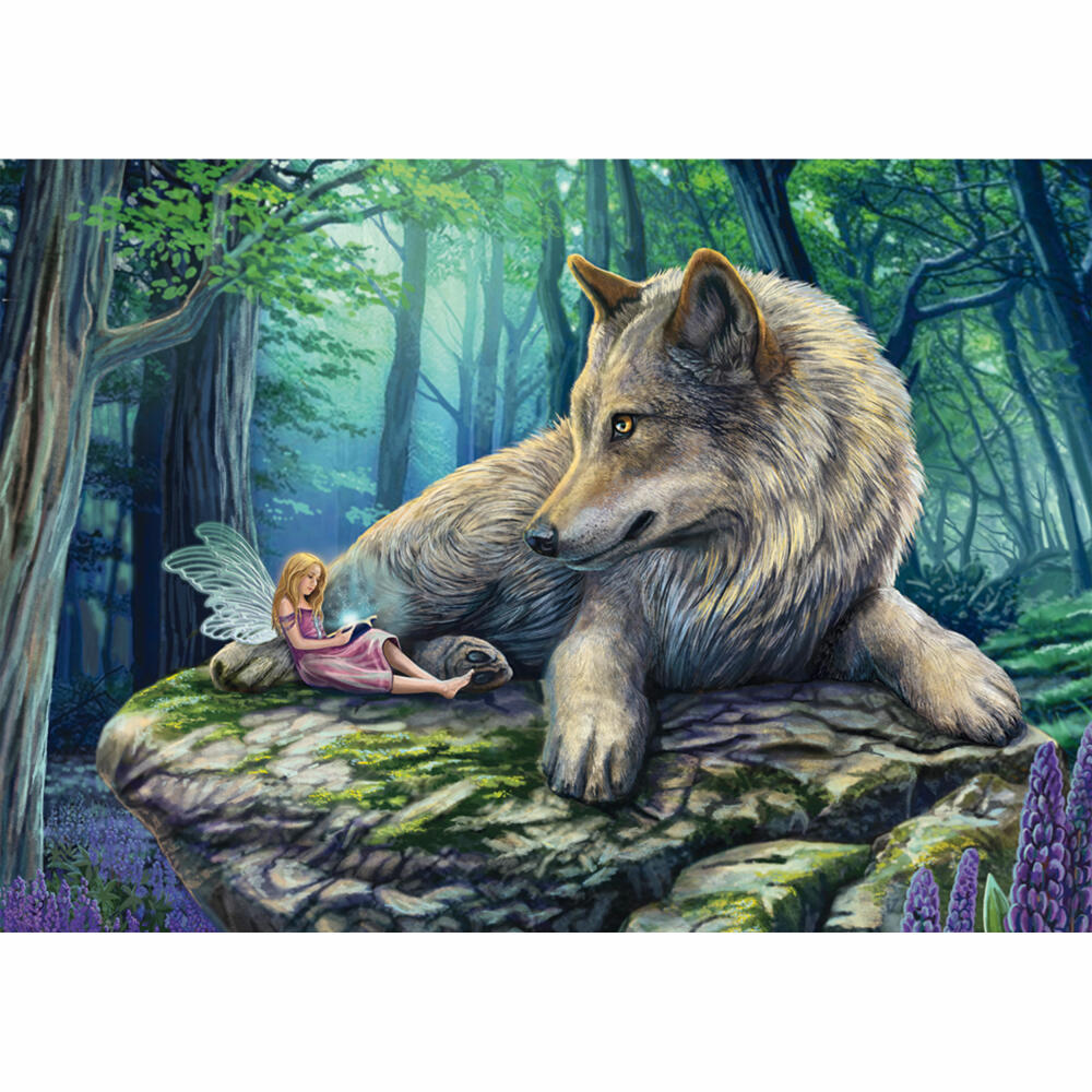 Schmidt Spiele Wolf und Elfe, Puzzle, Erwachsenenpuzzle, Standard, 500 Teile, 59714