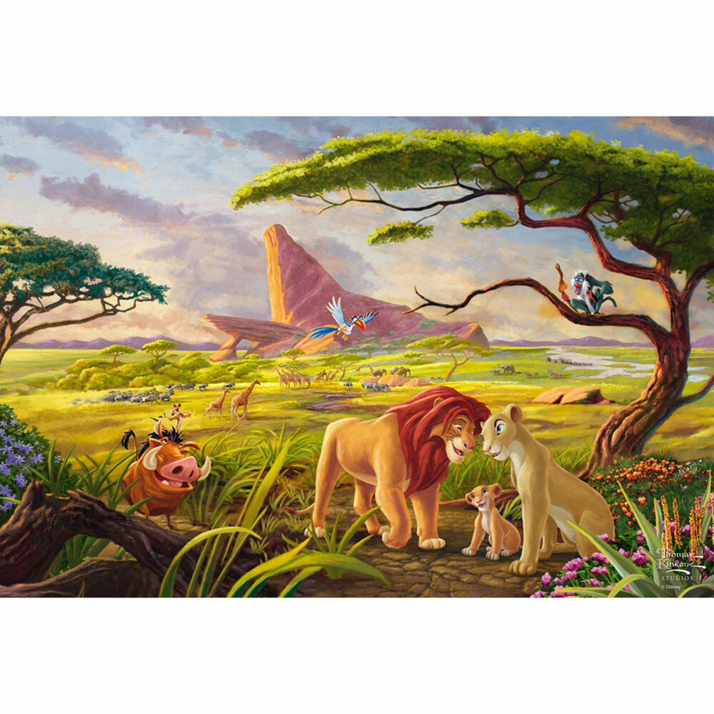 Schmidt Spiele Disney The Lion King Remember Who You Are, Thomas Kinkade, Puzzle, 200 Teile, Graspappe, 56560
