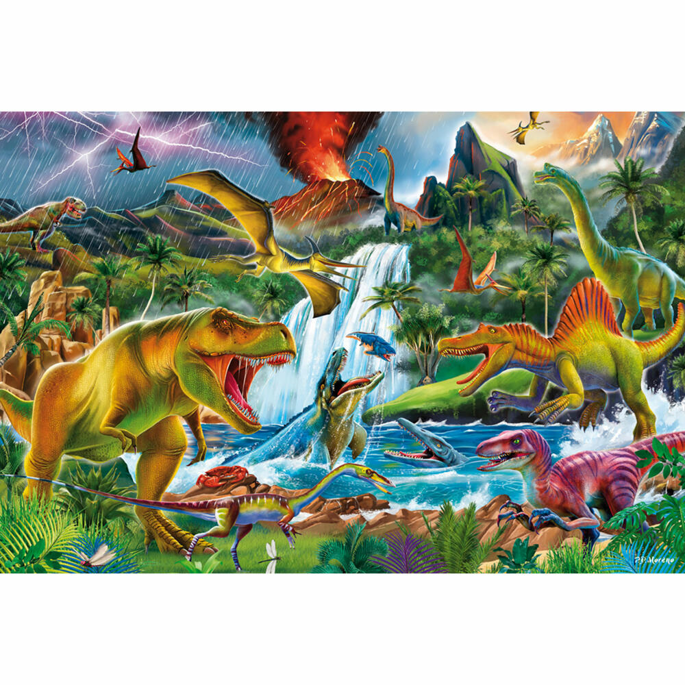 Schmidt Spiele Faszinierende Urzeitriesen, Puzzle, Kinderpuzzle, 200 Teile, ab 8 Jahren, 56535