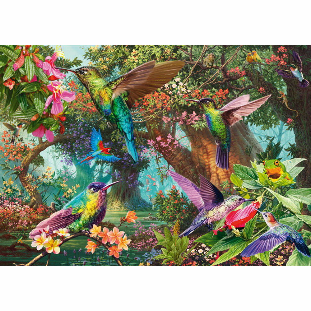 Schmidt Spiele Farbenspiel der Kolibris, Puzzle, Erwachsenenpuzzle, Standard, 1000 Teile, 58869