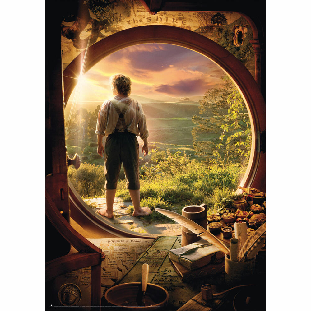 Schmidt Spiele Der Hobbit Leaving Bag End, Puzzle, Erwachsenenpuzzle, Premium, 1000 Teile, 58552
