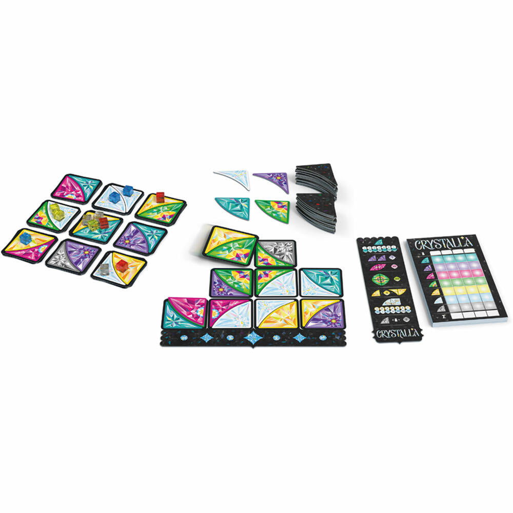 Schmidt Spiele Crystalla, Familienspiel, Legespiel, Taktikspiel, ab 8 Jahren, 49471