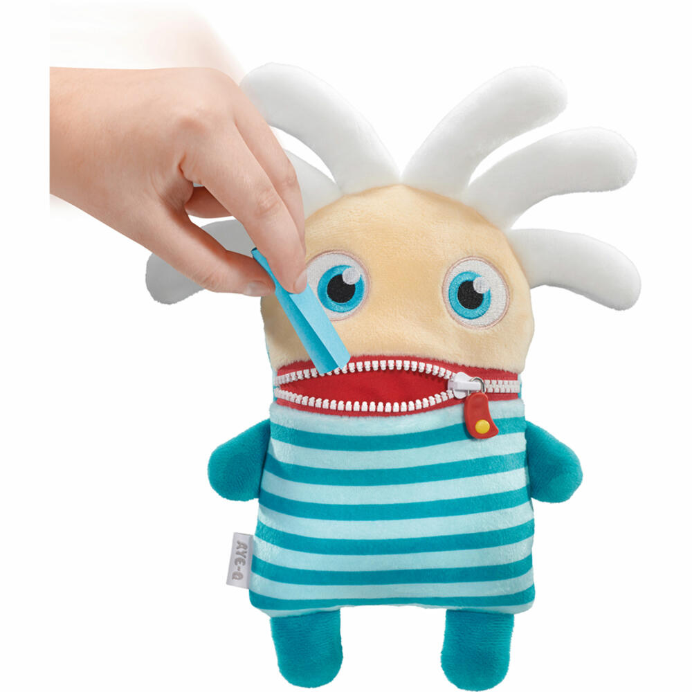 Schmidt Spiele Aye-Q, Sorgenfresser, Plüschtier, Kuscheltier, Stofftier, 28.5 cm, 42654