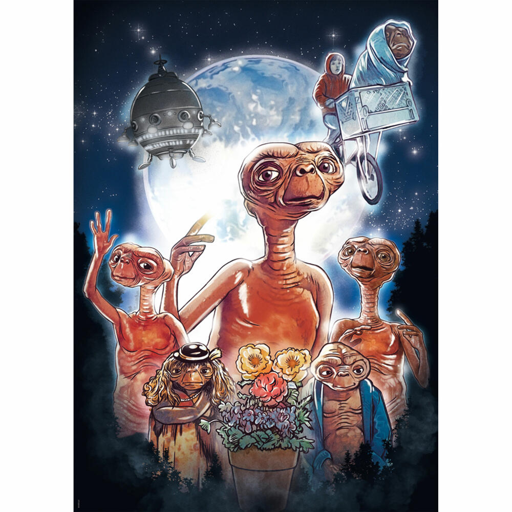 Schmidt Spiele E.T. Der Außerirdische Abenteuer eines Außerirdischen, Puzzle, Erwachsenenpuzzle, Premium, 1000 Teile, 58584