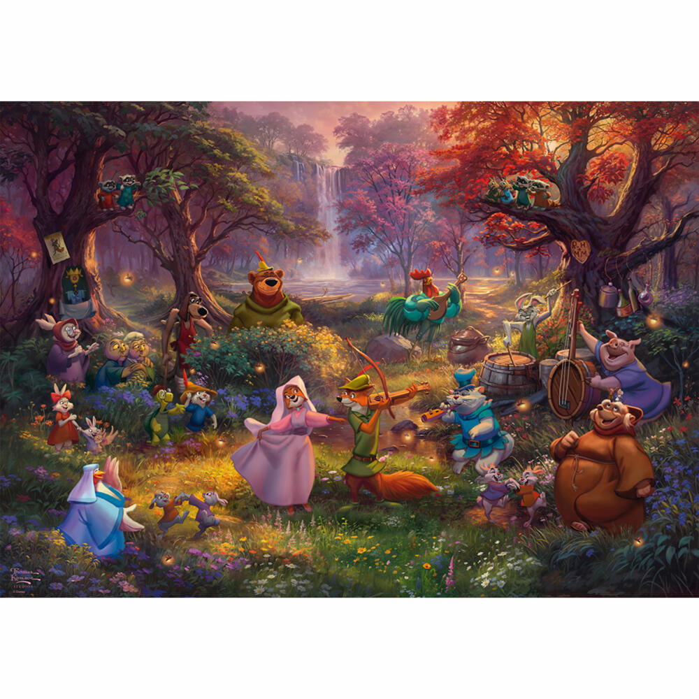Schmidt Spiele Disney Robin Hood, Thomas Kinkade, Puzzle, Erwachsenenpuzzle, 1000 Teile, 58040
