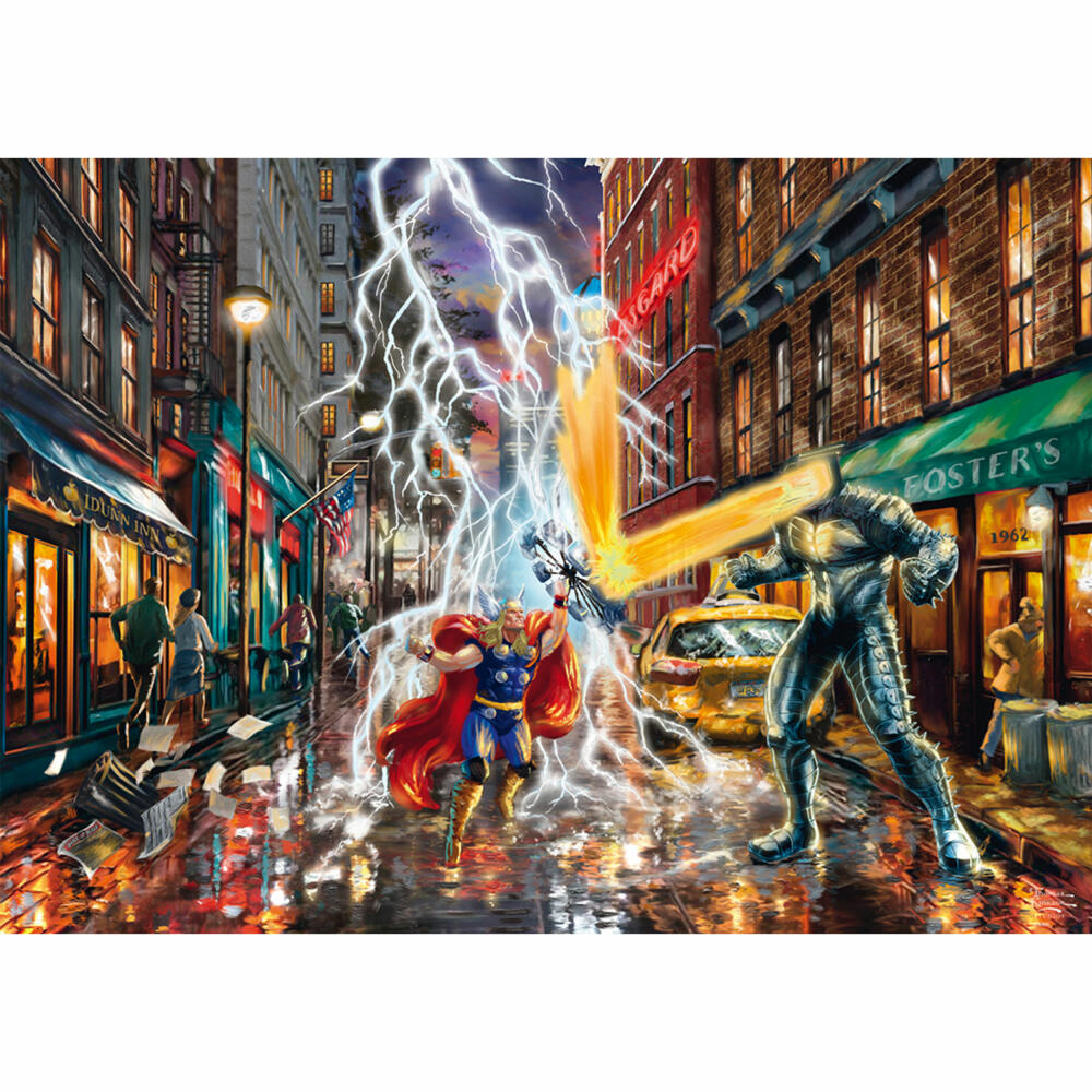 Schmidt Spiele Marvel Thor, Thomas Kinkade, Puzzle, Erwachsenenpuzzle, 1000 Teile, 58433