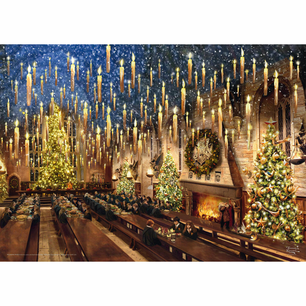 Schmidt Spiele Wizarding World Harry Potter Great Hall, Thomas Kinkade, Puzzle, Erwachsenenpuzzle, 1000 Teile, 58578