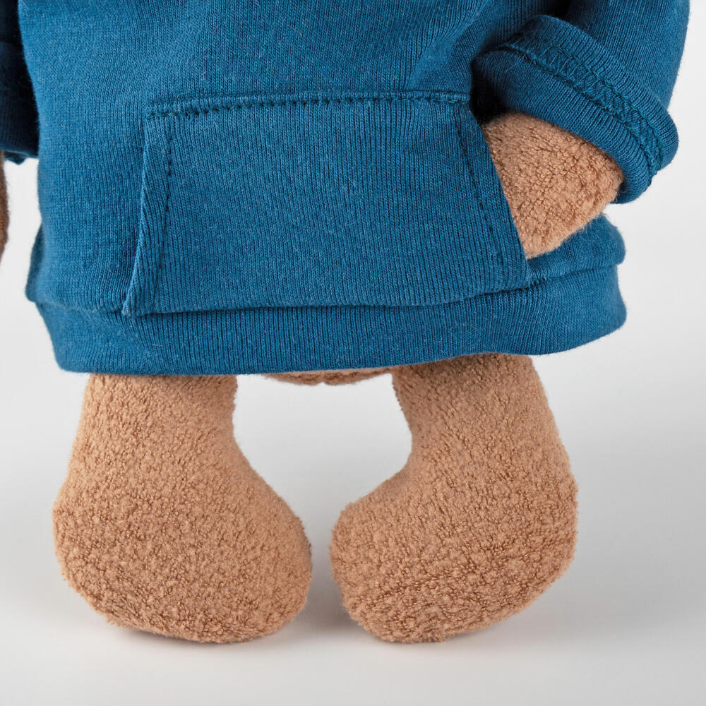 sigikid Mister O Lui Mister O Lui, blauer Hoodie, Kuscheltier, Plüschtier, Stofftier, Baumwolle / Polyester, 52933