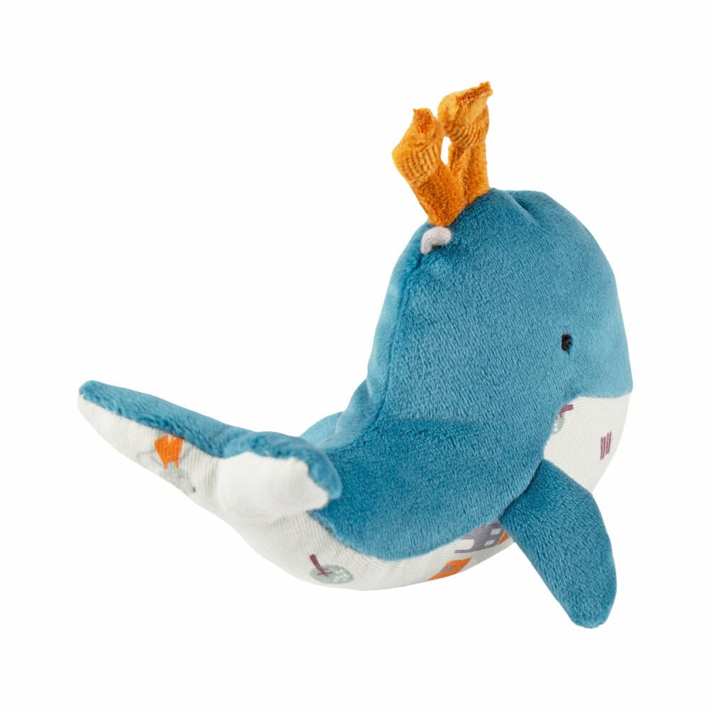 sigikid Greifling Wal sigibaby, Greifspielzeug, Babyspielzeug, Spielzeug, Baby, Baumwolle, Blau, 39983