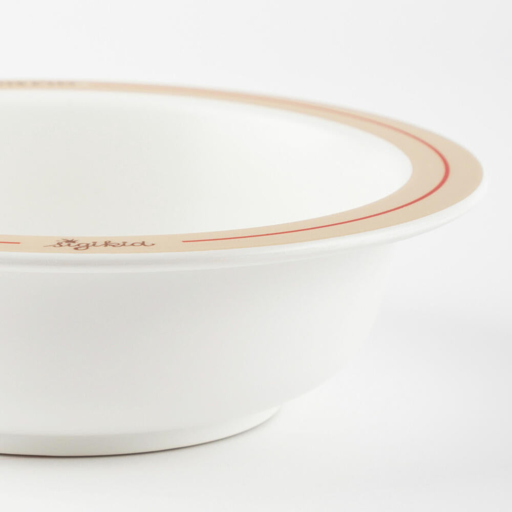 sigikid Mister O Lui Schüssel beige, Schale, Müslischale, Kinderschüssel, Kinder, rPET, Ø 15.5 cm, 52922