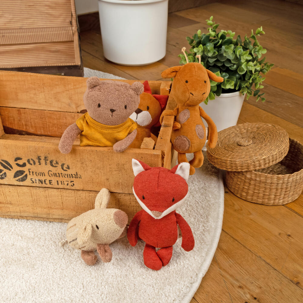 sigikid Mister O Lui Mini Streifenschwein Rupert, Kuscheltier, Plüschtier, Stofftier, Baumwolle / Polyester, 52907