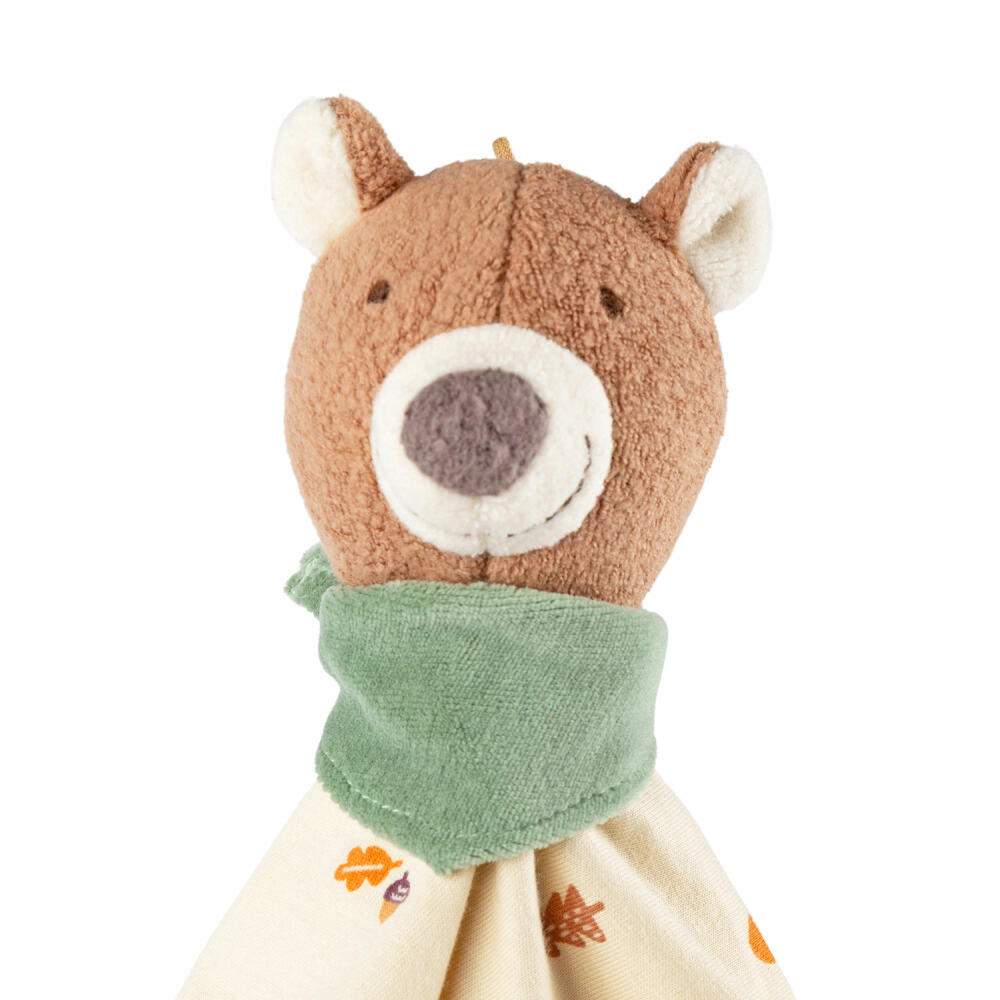 sigikid Schnuffeltuch Bär sigibaby, Schmusetuch, Kuscheltuch, Kuscheltier, Baby, Baumwolle, 39992