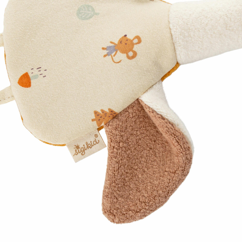 sigikid Greifling Gans sigibaby, Greifspielzeug, Babyspielzeug, Spielzeug, Baby, Baumwolle, Cremeweiß, 39980