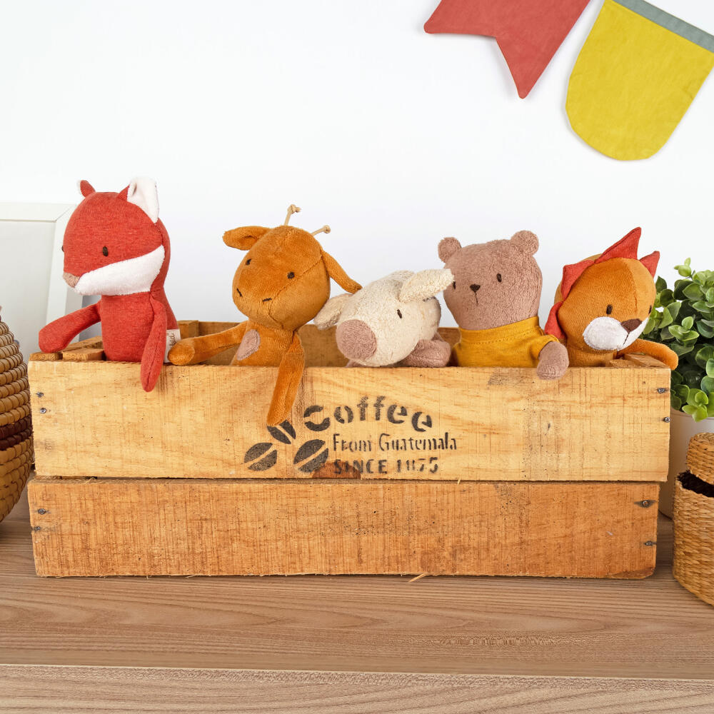 sigikid Mister O Lui Mini Streifenschwein Rupert, Kuscheltier, Plüschtier, Stofftier, Baumwolle / Polyester, 52907